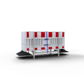 SET | with 12 barrier grids | on stacking pallet